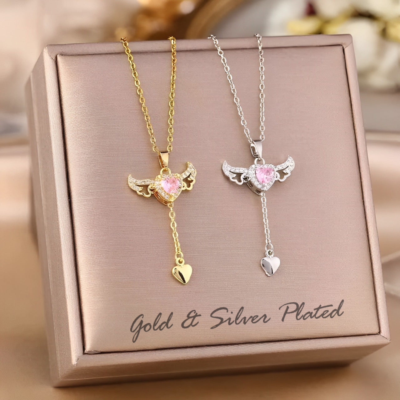 Lustrella™ Crystal Heart Necklace
