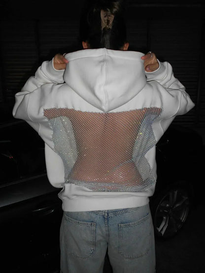 LUMINA™ Crystal-Back Hoodie
