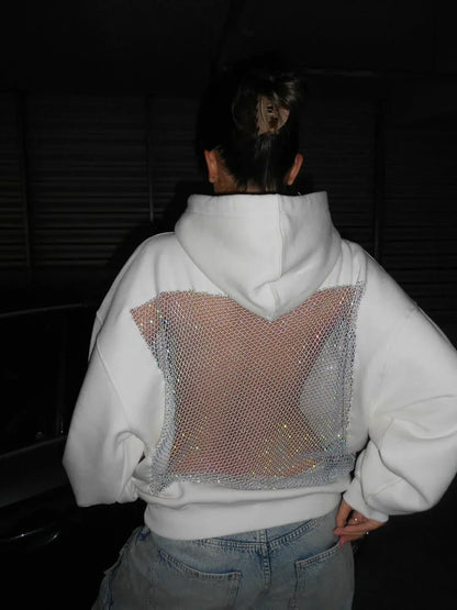 LUMINA™ Crystal-Back Hoodie