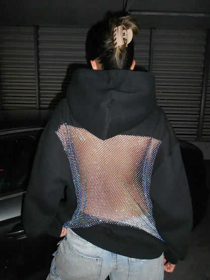 LUMINA™ Crystal-Back Hoodie