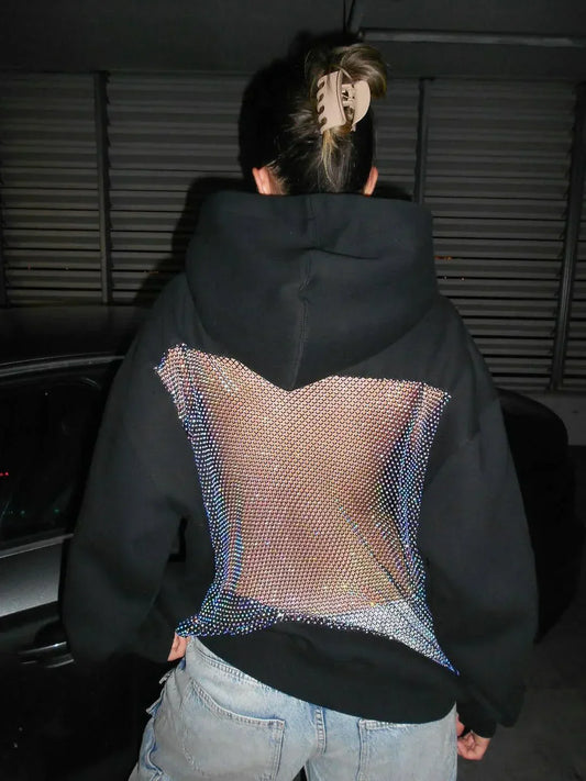 LUMINA™ Crystal-Back Hoodie