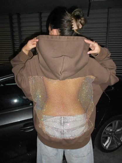 LUMINA™ Crystal-Back Hoodie