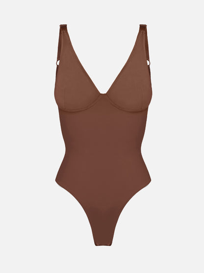 SHAPELY™ Deep-V Bodysuit