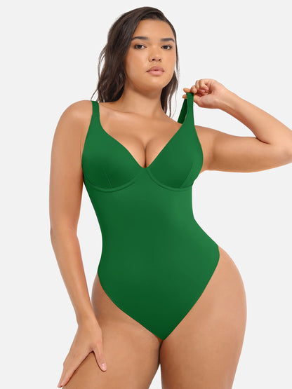 SHAPELY™ Deep-V Bodysuit