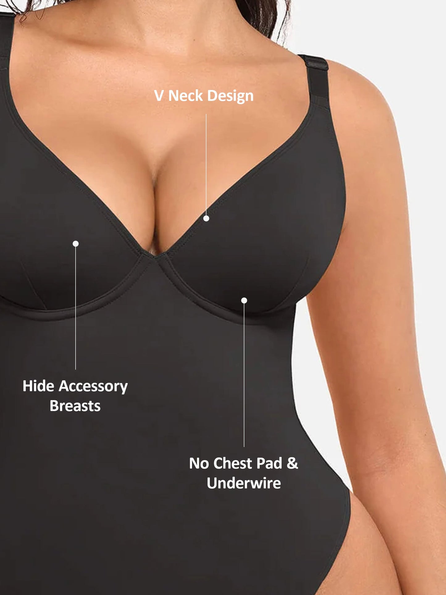 SHAPELY™ Deep-V Bodysuit