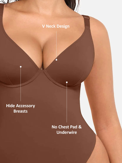 SHAPELY™ Deep-V Bodysuit