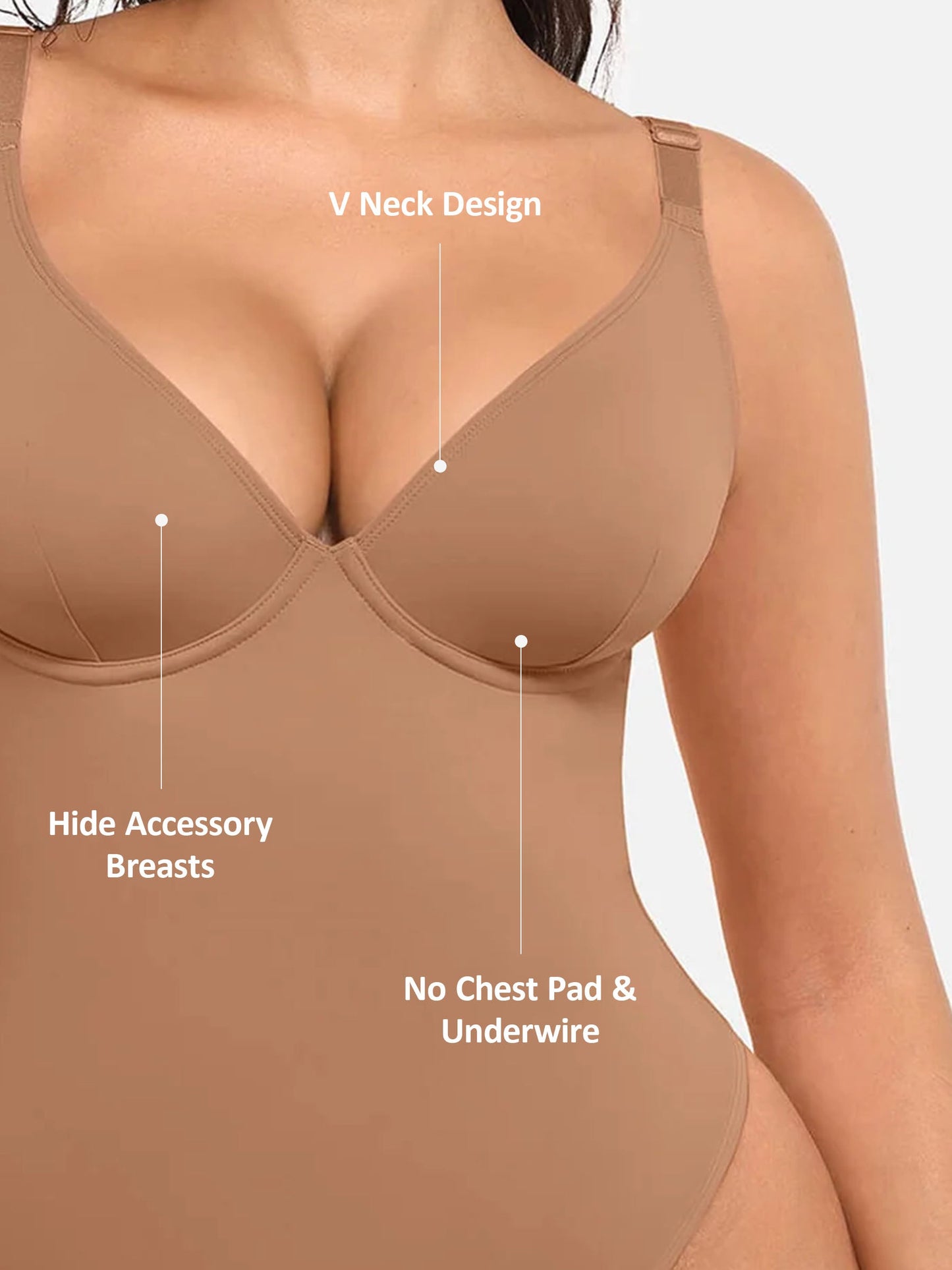 SHAPELY™ Deep-V Bodysuit
