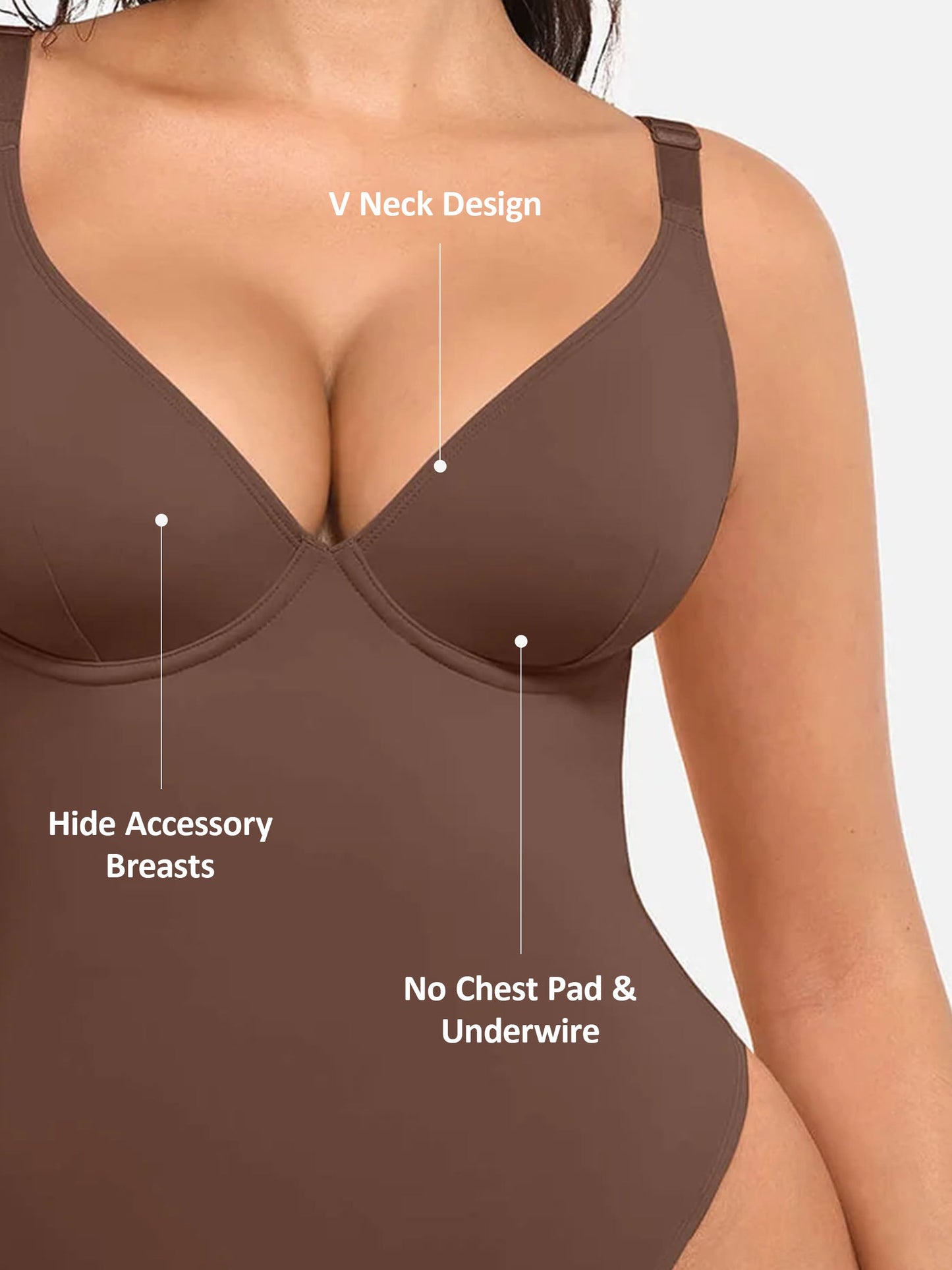 SHAPELY™ Deep-V Bodysuit