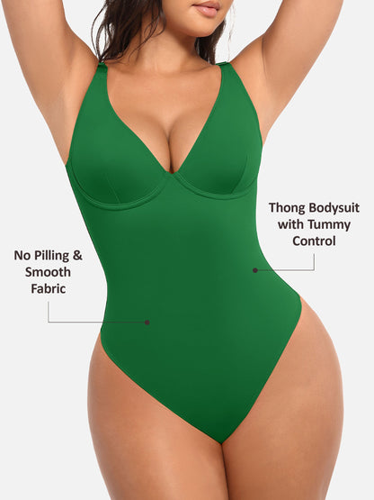 SHAPELY™ Deep-V Bodysuit
