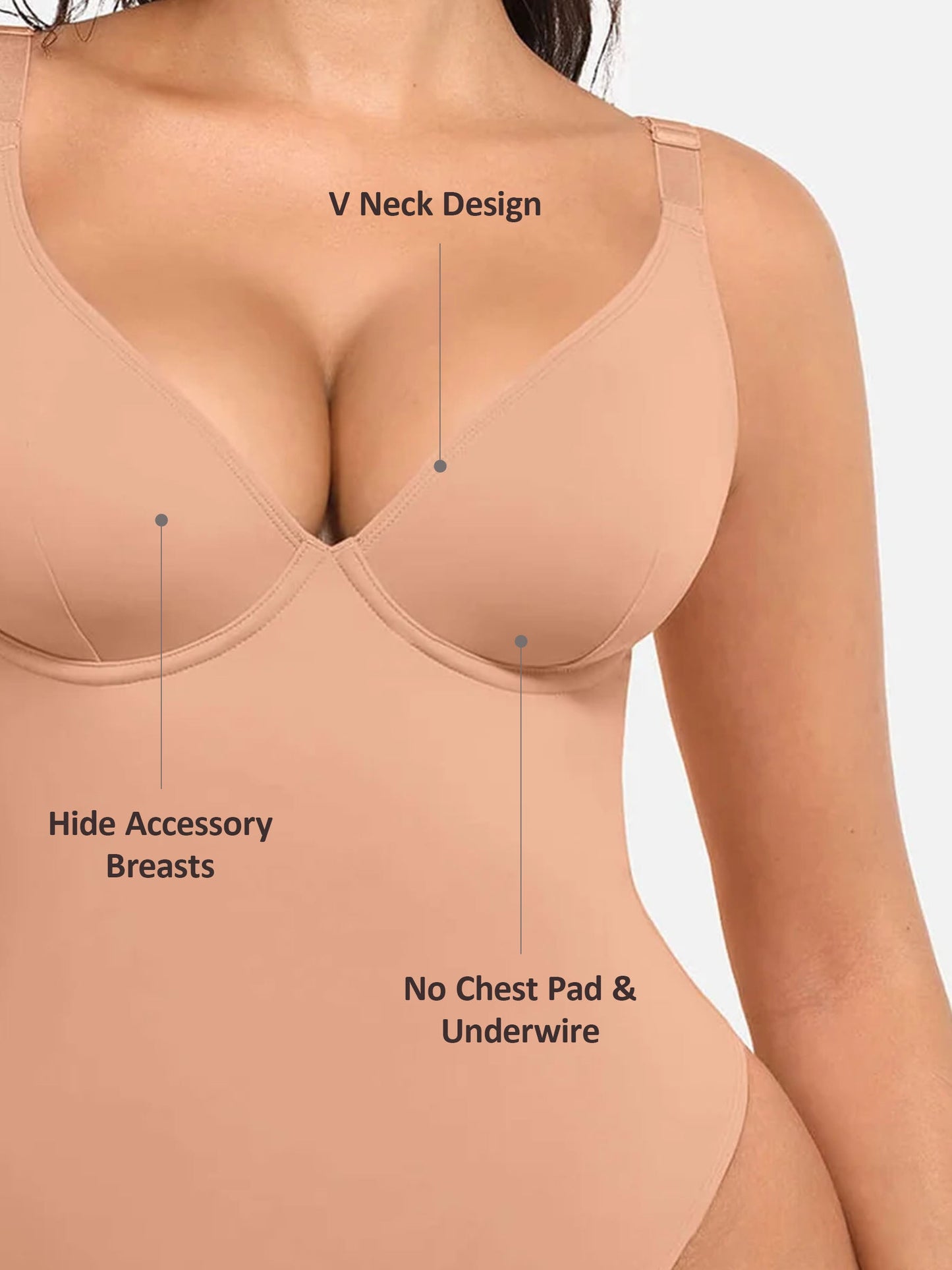 SHAPELY™ Deep-V Bodysuit