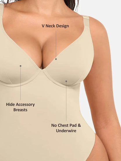 SHAPELY™ Deep-V Bodysuit