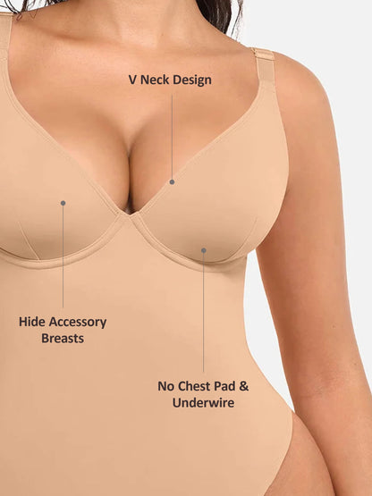 SHAPELY™ Deep-V Bodysuit