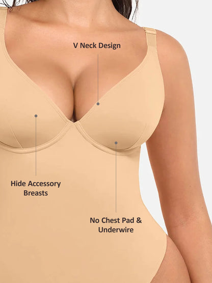 SHAPELY™ Deep-V Bodysuit