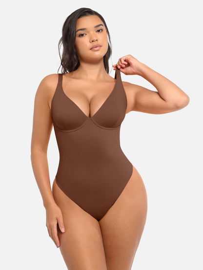 SHAPELY™ Deep-V Bodysuit