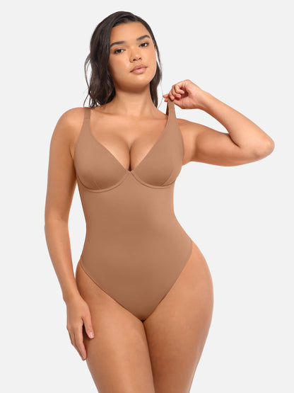 SHAPELY™ Deep-V Bodysuit