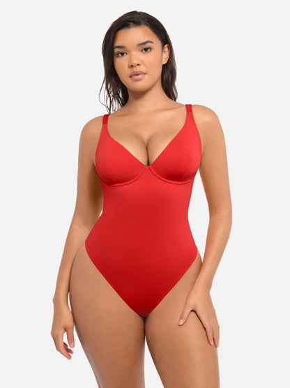 SHAPELY™ Deep-V Bodysuit