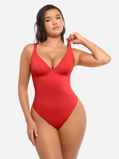 SHAPELY™ Deep-V Bodysuit