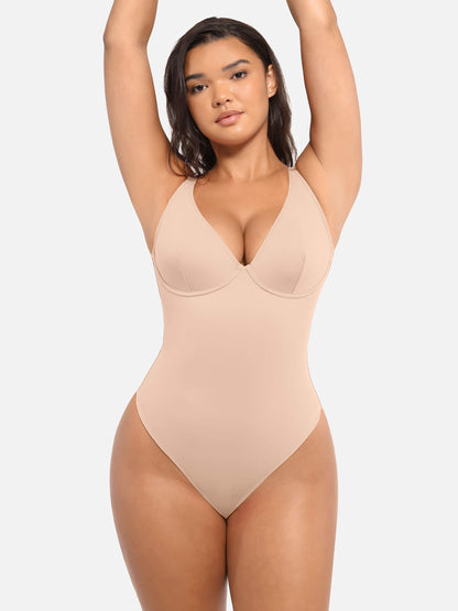 SHAPELY™ Deep-V Bodysuit