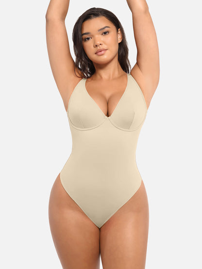 SHAPELY™ Deep-V Bodysuit