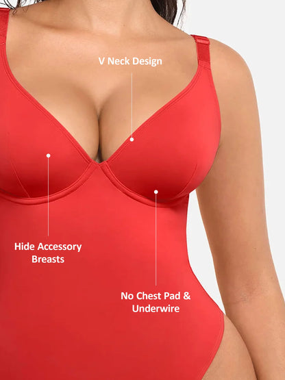 SHAPELY™ Deep-V Bodysuit