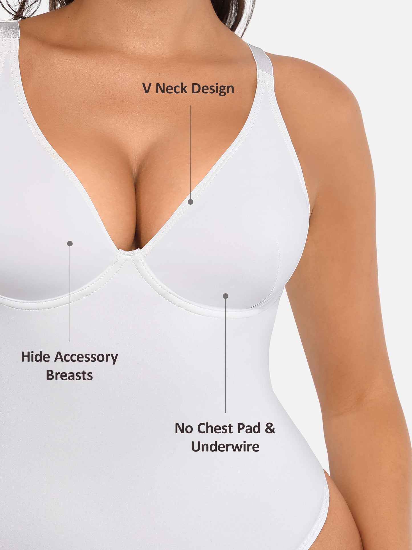 SHAPELY™ Deep-V Bodysuit