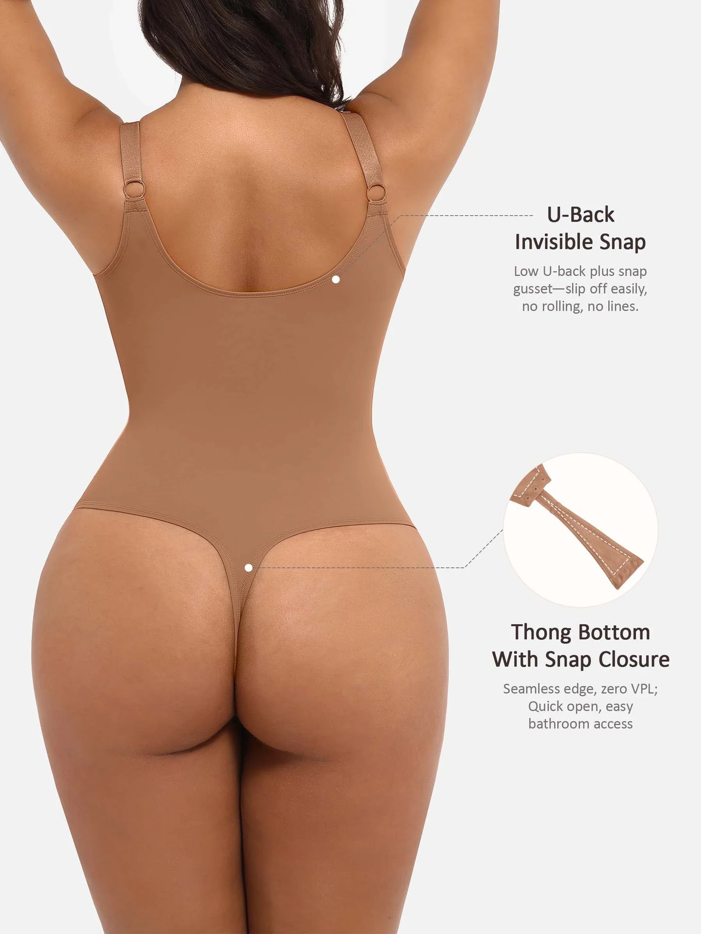 SHAPELY™ Deep-V Bodysuit