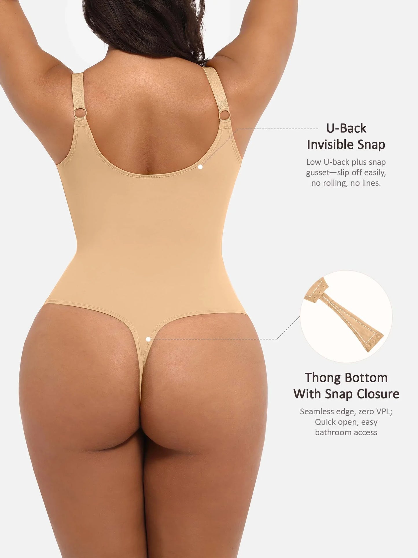 SHAPELY™ Deep-V Bodysuit