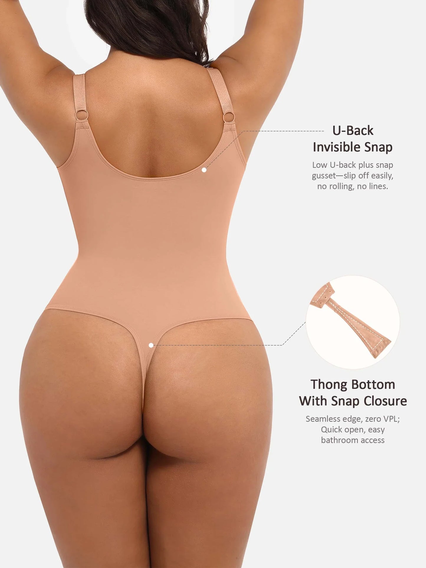 SHAPELY™ Deep-V Bodysuit