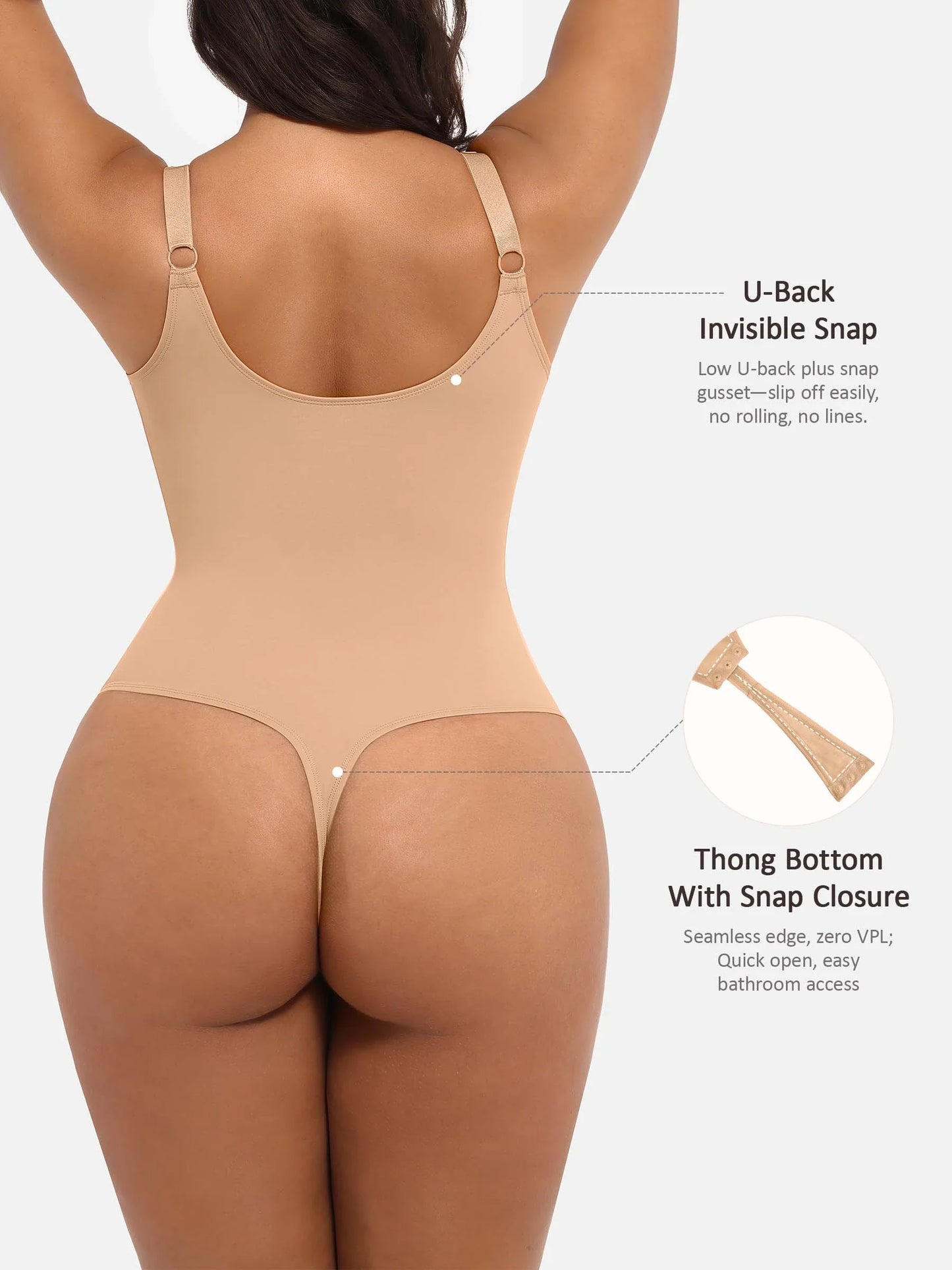 SHAPELY™ Deep-V Bodysuit