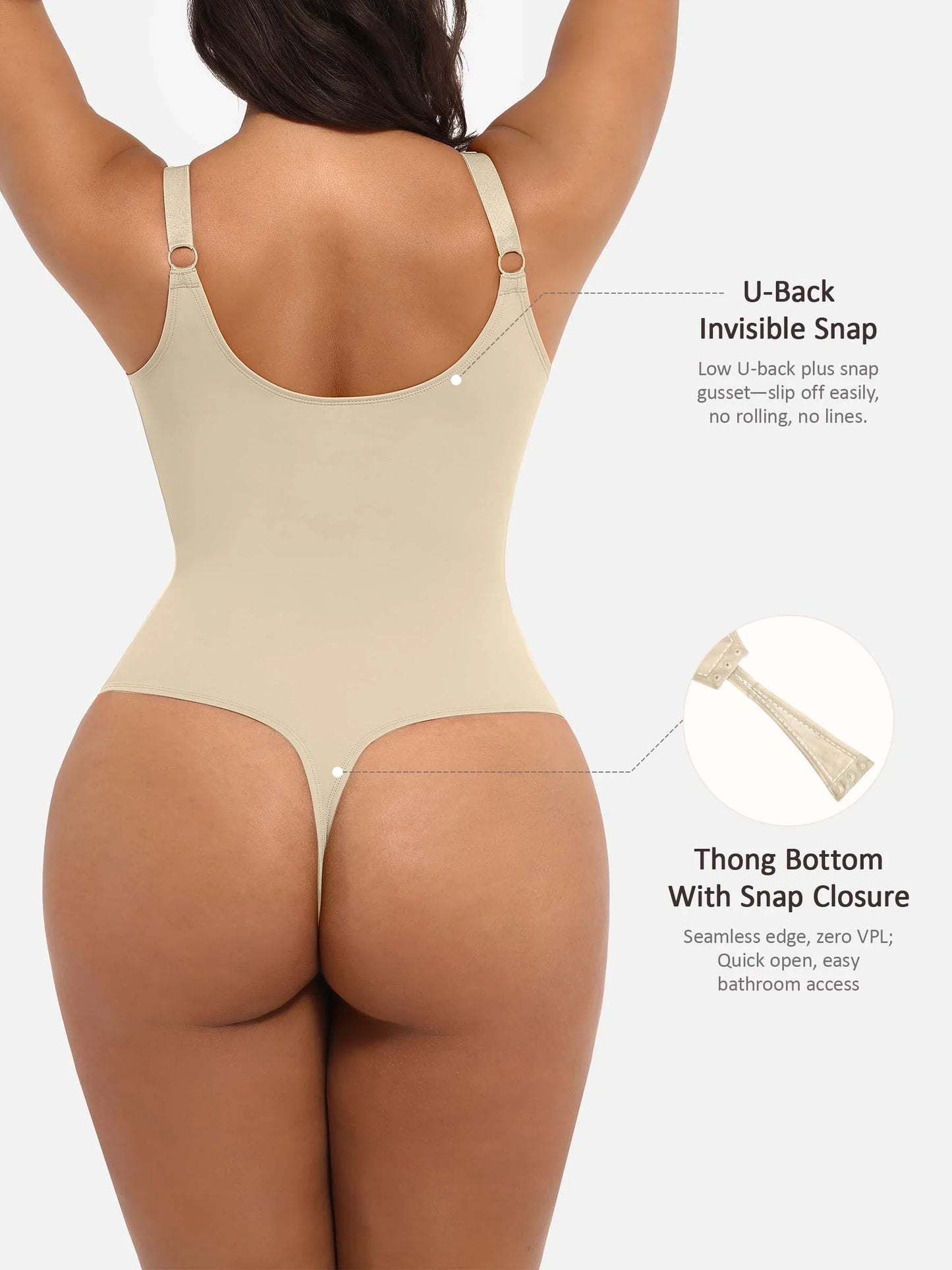 SHAPELY™ Deep-V Bodysuit