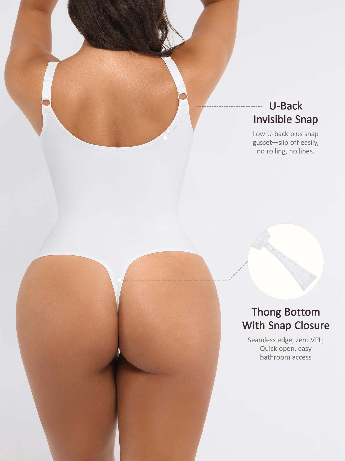SHAPELY™ Deep-V Bodysuit