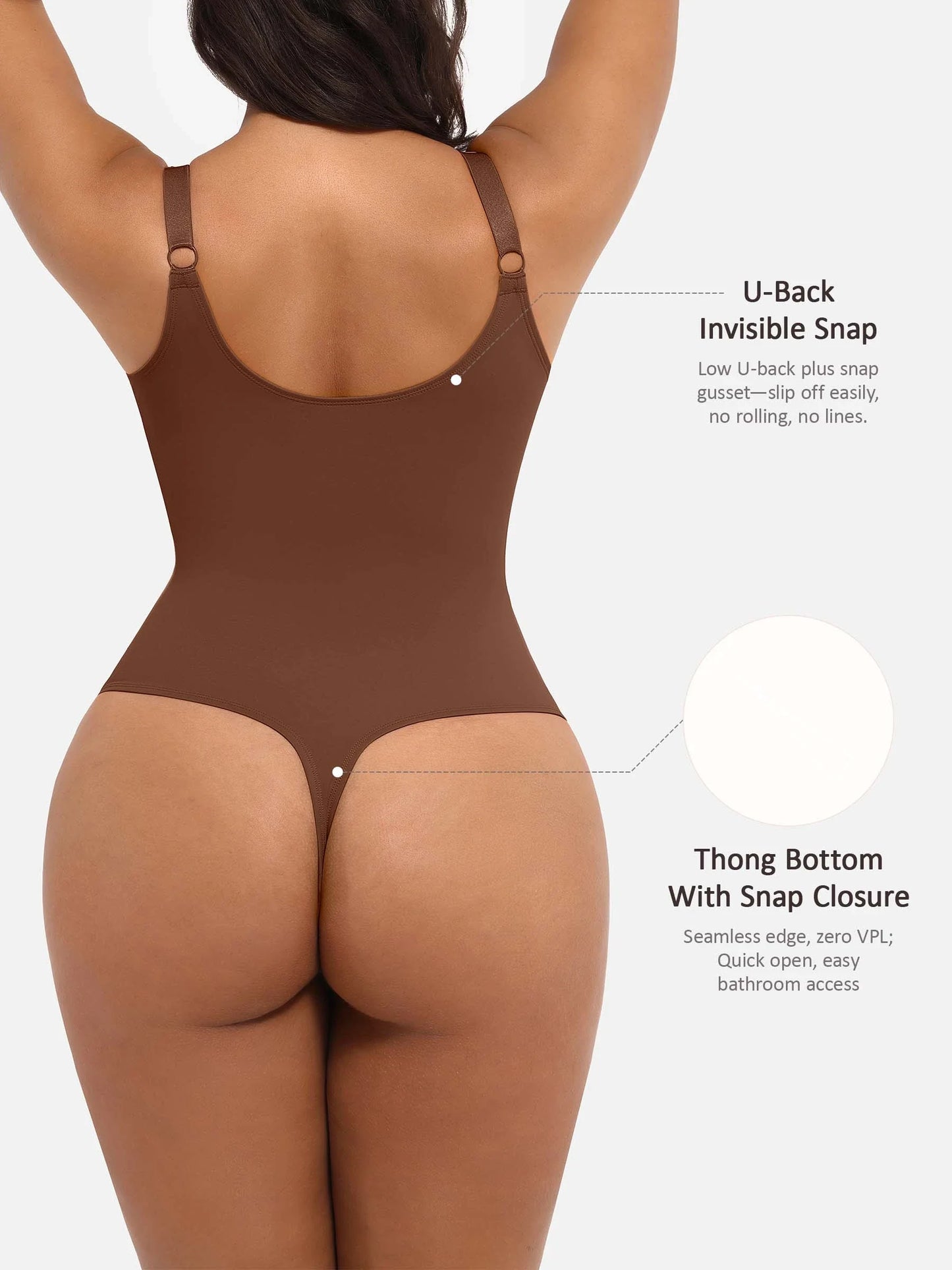 SHAPELY™ Deep-V Bodysuit