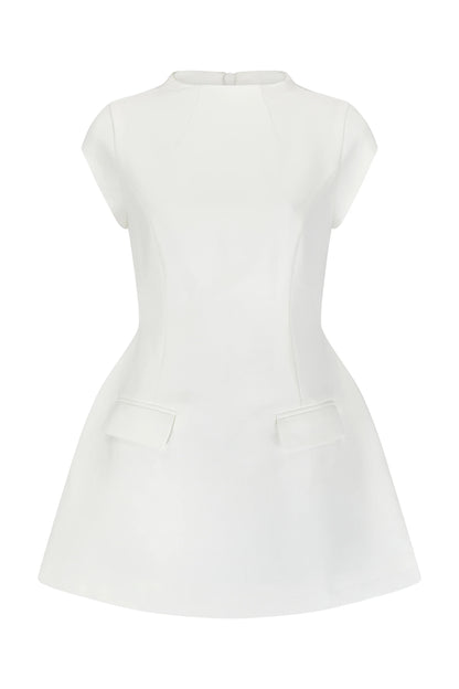 Muse Cap Sleeve Mini Dress